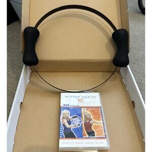 Winsor Pilates Body Sculpting Circle Ring Exercise Kit w/ 1 DVD Open Box